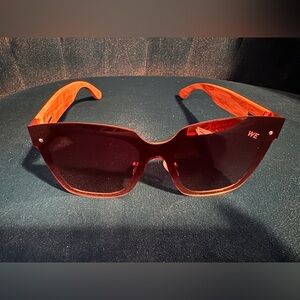 NEW Wooden Elements Bodega Bay Sunglasses Olive Wood Oversized